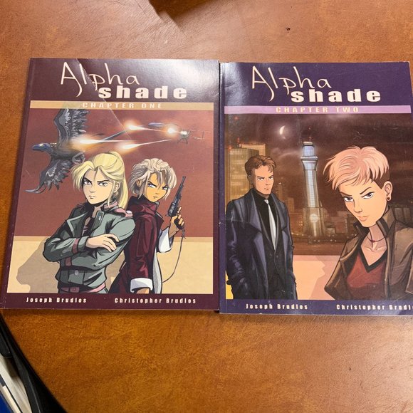 Christopher, Joseph Brudlos - ALPHA SHADE Chapters‎ 1 and 2 Comics Paperback - Picture 1 of 6